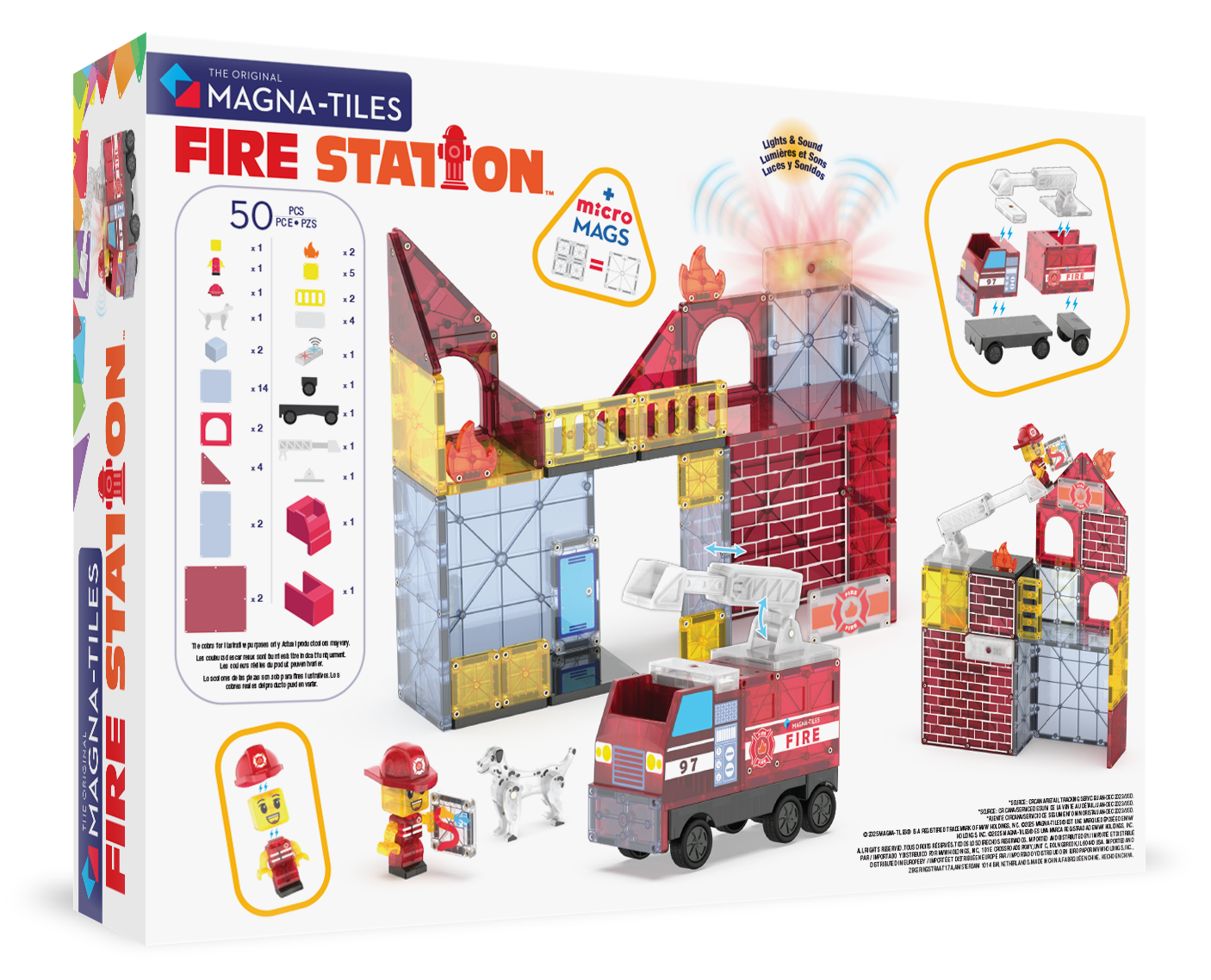 MagnaTiles® Fire Station (50 st)