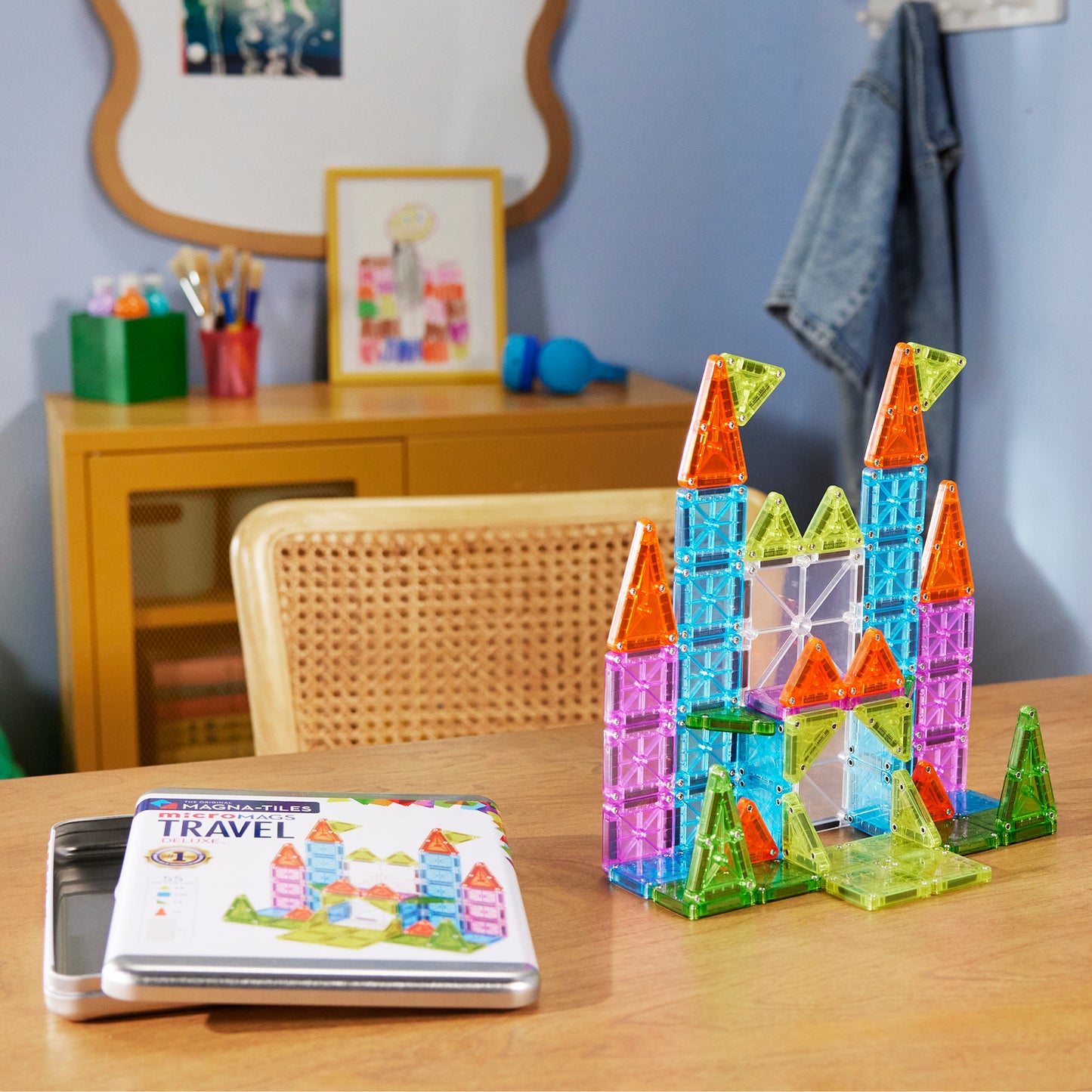 MagnaTiles® Micro Mags Travel Set Deluxe (55 st)