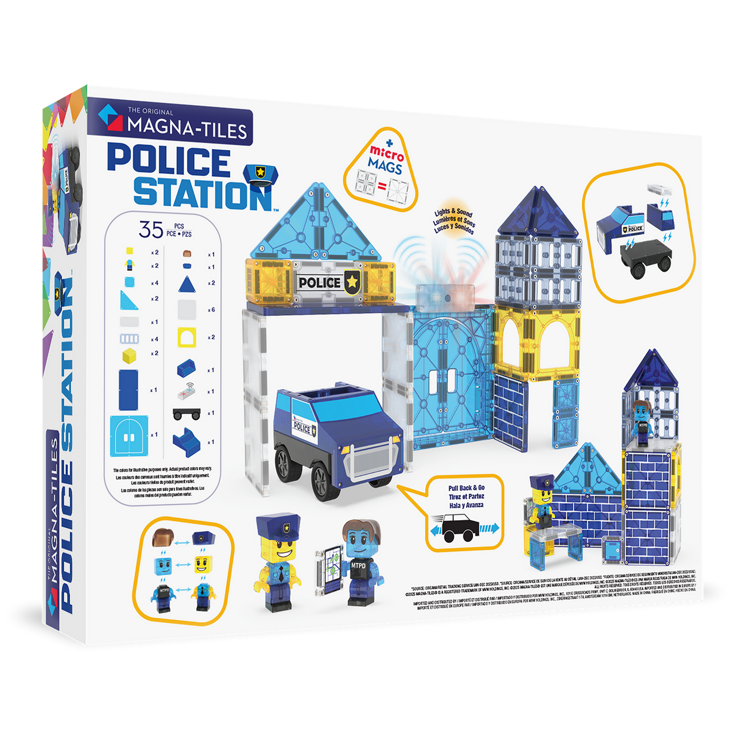 MagnaTiles® Police Station (35 st)