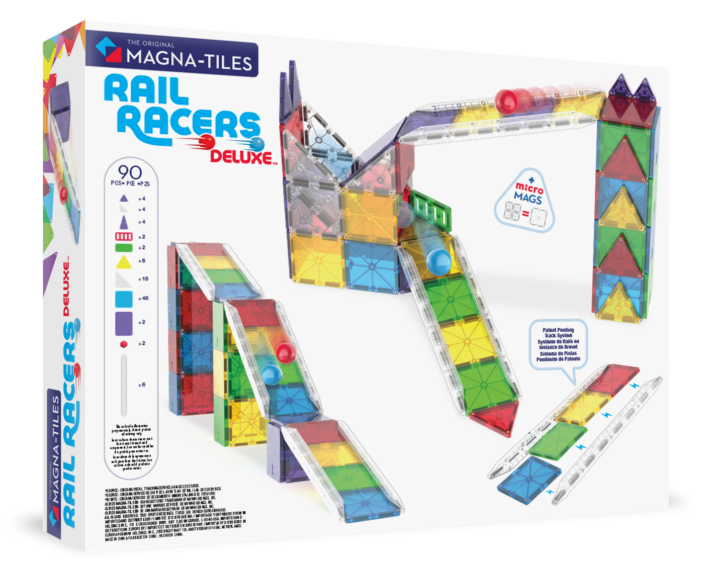 MagnaTiles® Rail Racers Deluxe (90 st)