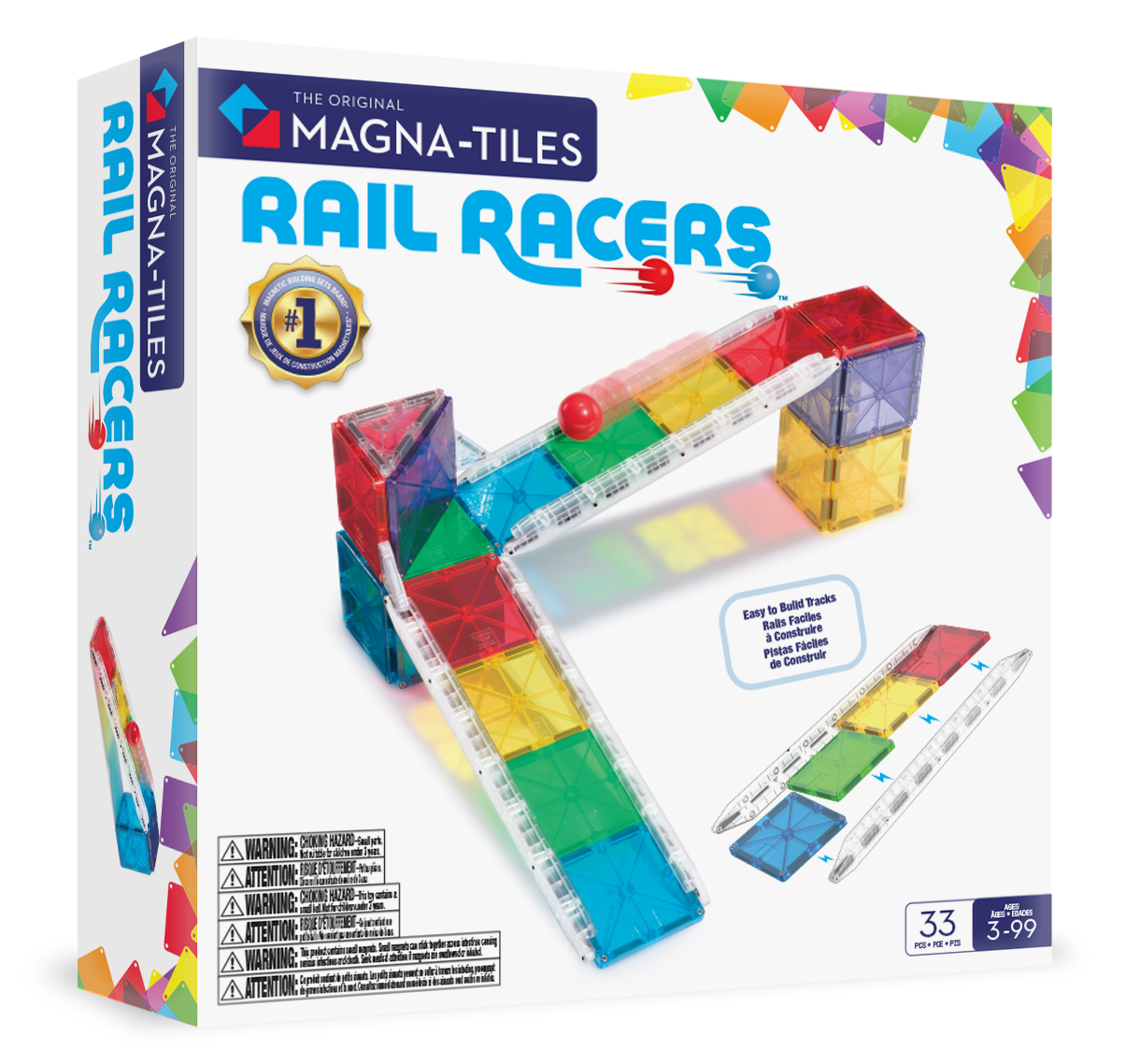MagnaTiles® Rail Racers (33 st)