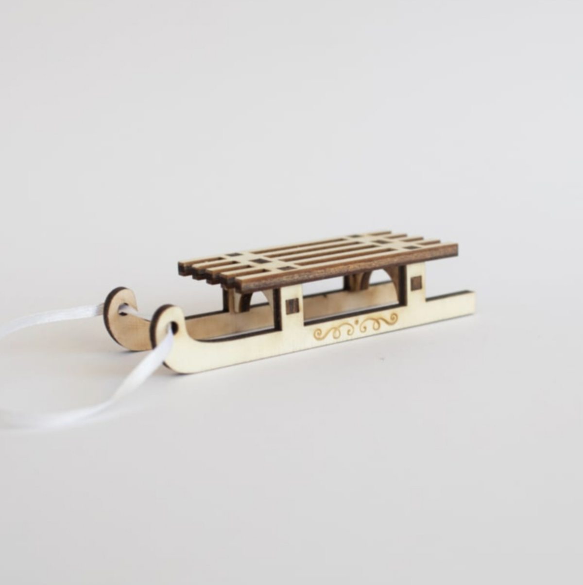 Houten slee