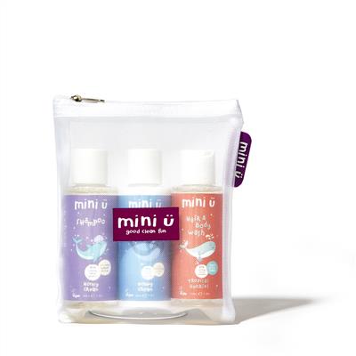 Mini Ü reistasje met badproducten