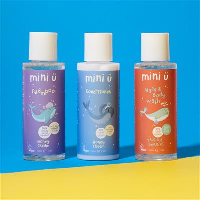 Mini Ü reistasje met badproducten