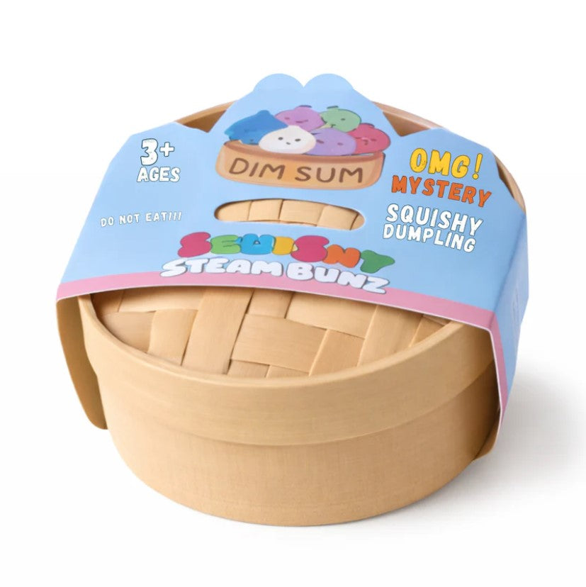 Mystery Squishy Dumpling Fidget - Bubble Blower (8,5 cm)