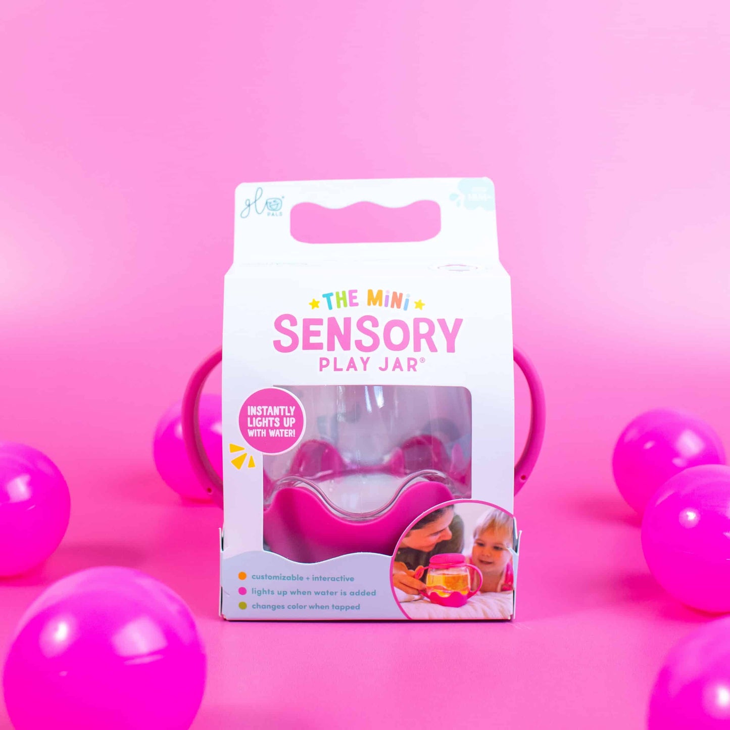 Glo Pals Mini Sensory Play Jar