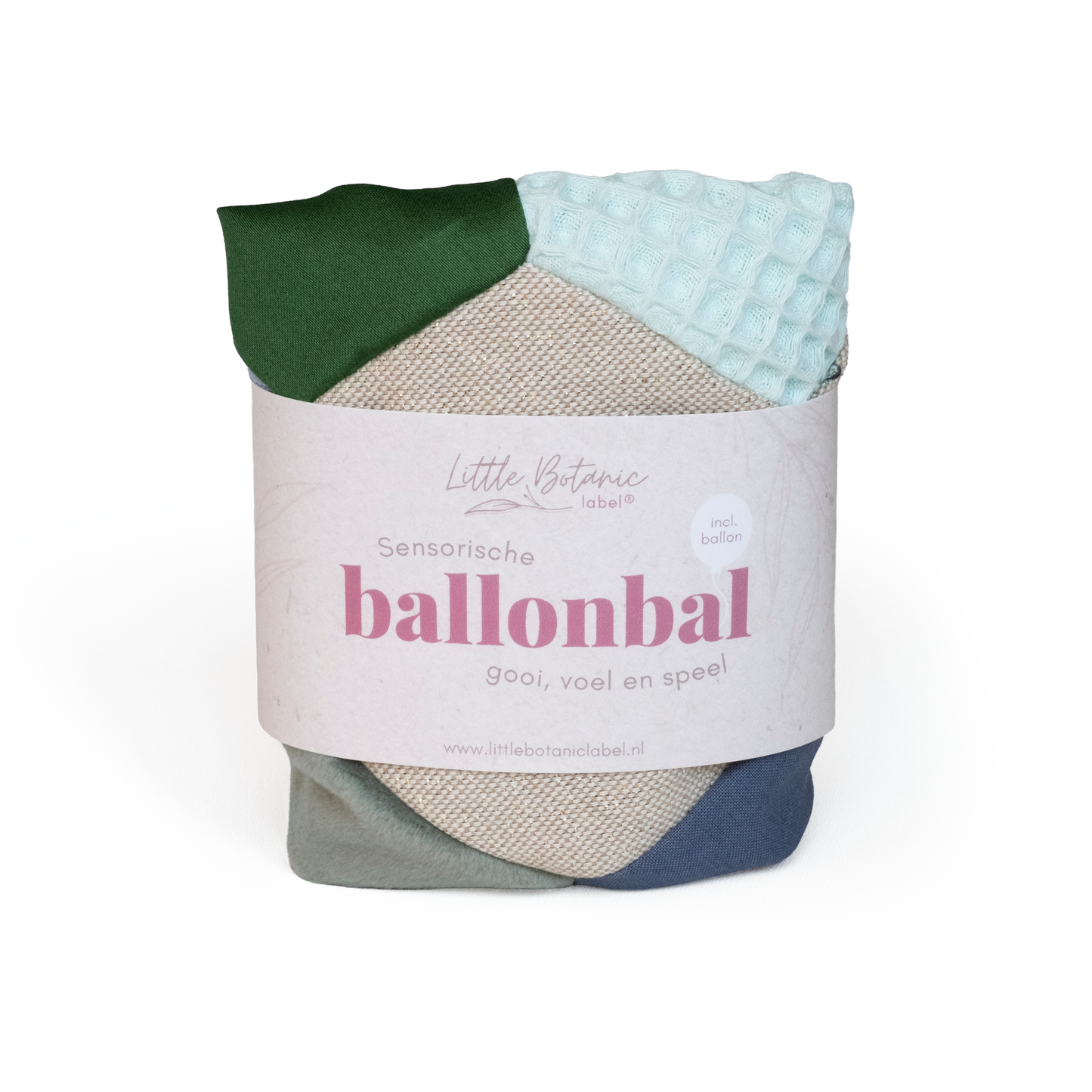 Sensorische Ballonbal Little Botanic Label - Green Jeans