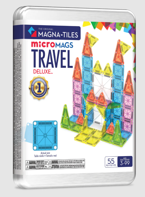 MagnaTiles® Micro Mags Travel Set Deluxe (55 st)