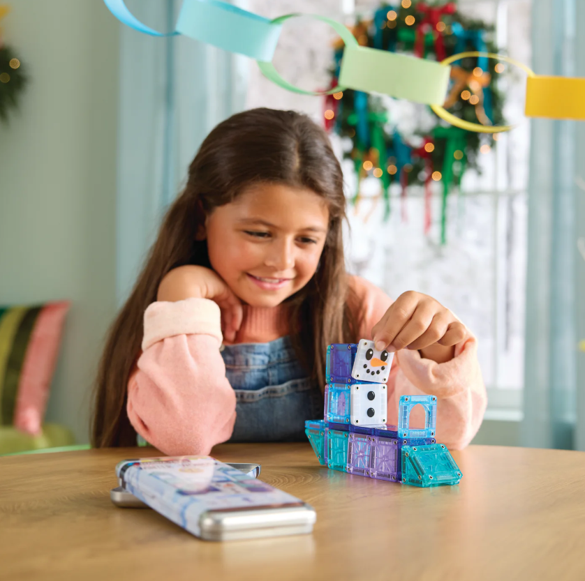 MagnaTiles Micro Mags Travel Set - Winter Wonder (26 st)