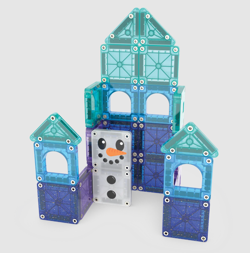 MagnaTiles Micro Mags Travel Set - Winter Wonder (26 st)