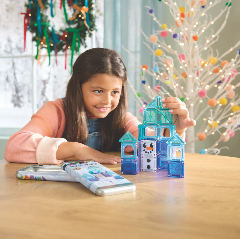 MagnaTiles Micro Mags Travel Set - Winter Wonder (26 st)