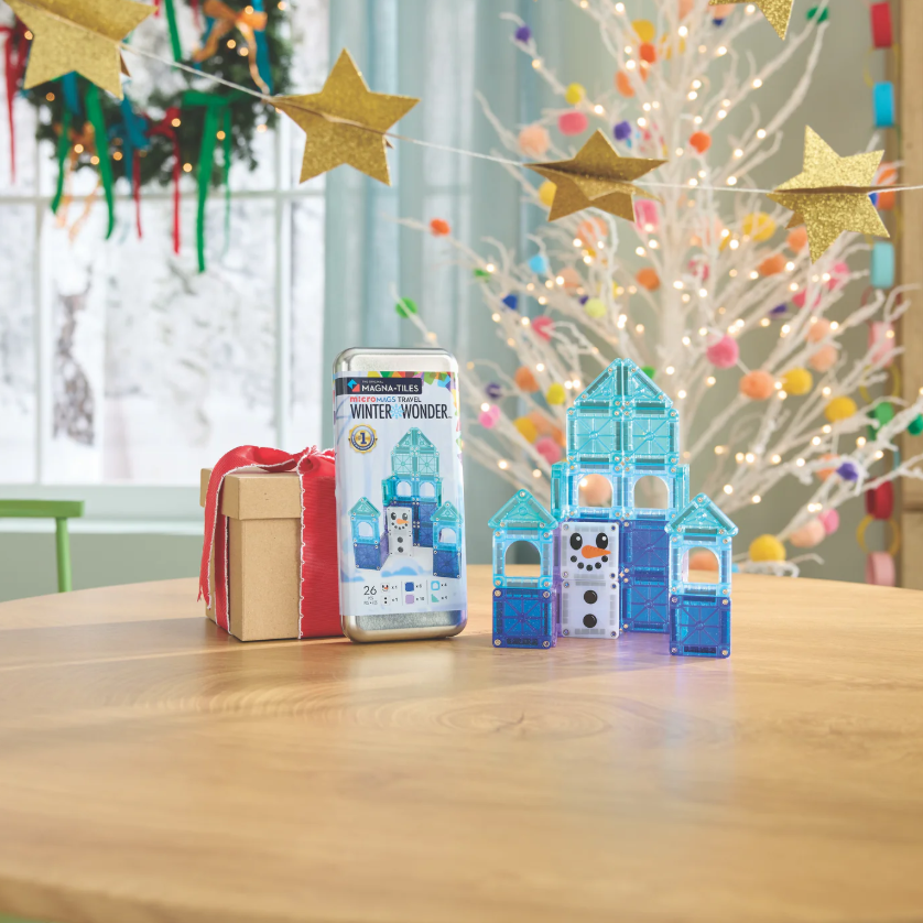 MagnaTiles Micro Mags Travel Set - Winter Wonder (26 st)