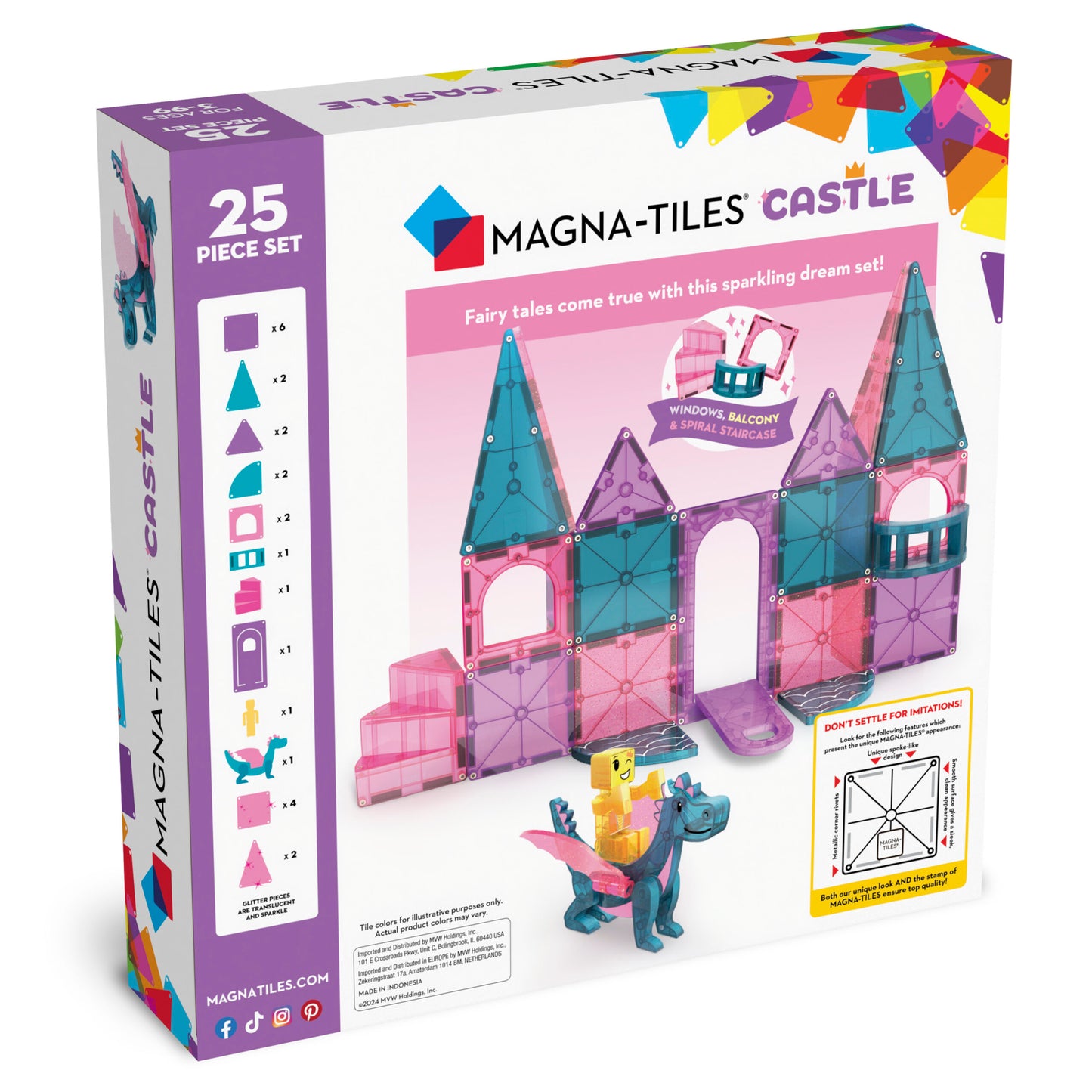 MagnaTiles Castle 25 stuks