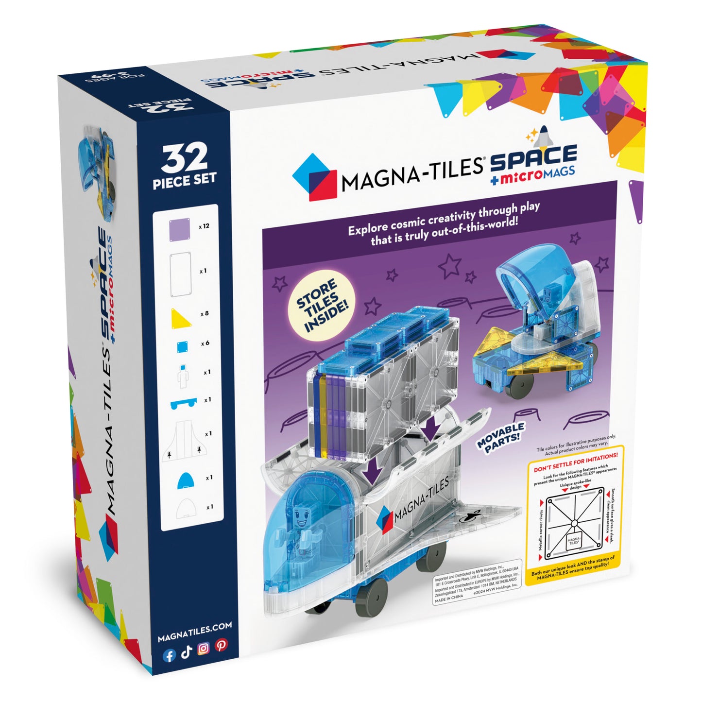 MagnaTiles Space 32 stuks