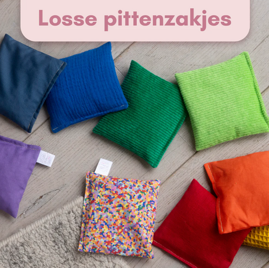 Sensorisch pittenzakje Little Botanic Label - Kleur (los)