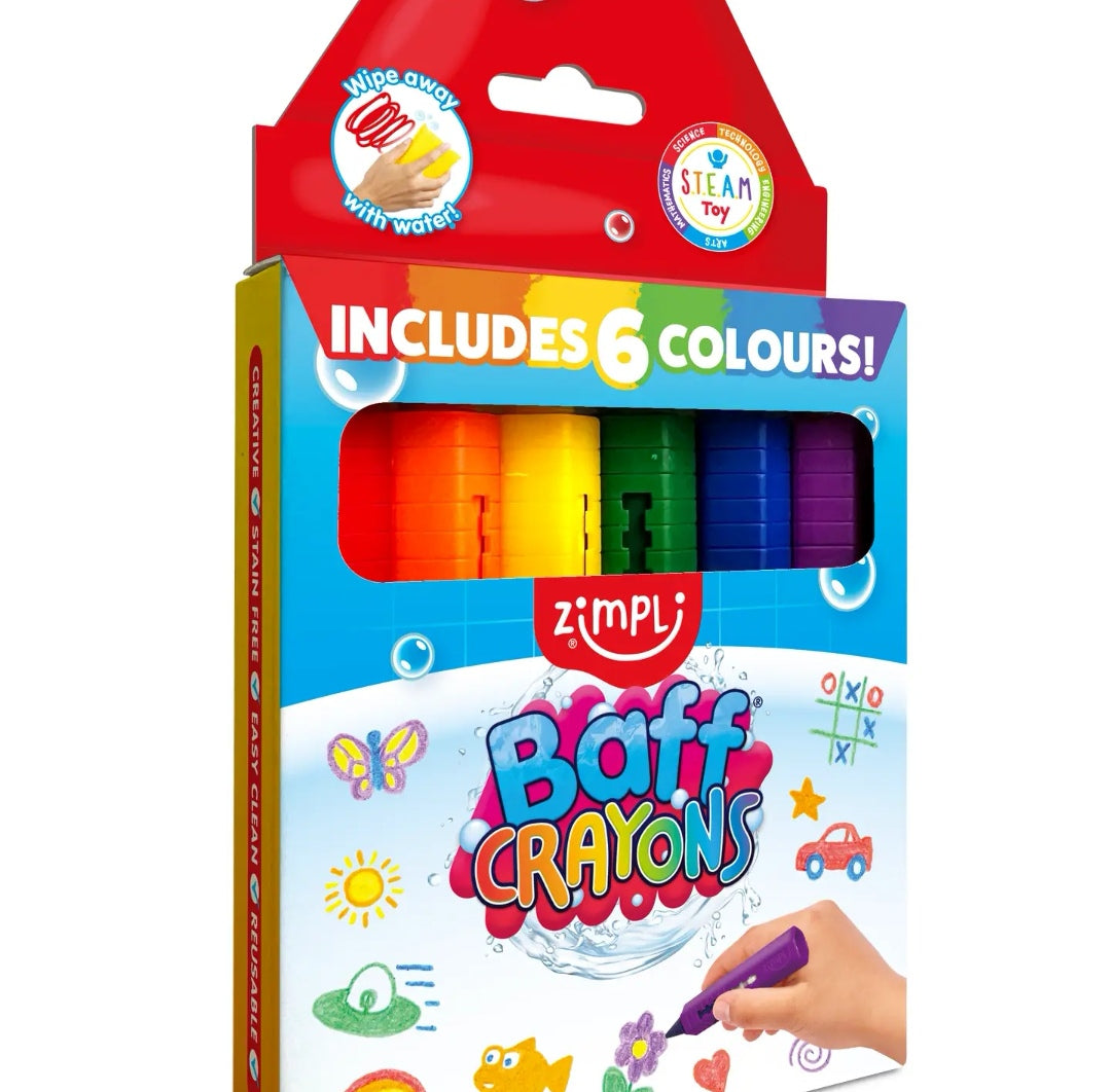 Zimpli Baff Crayons - badkrijtjes