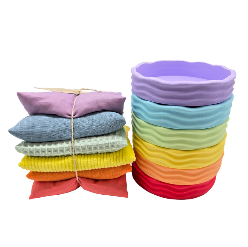 Grennn x Little Botanic Label - Speelset Basic Pastel