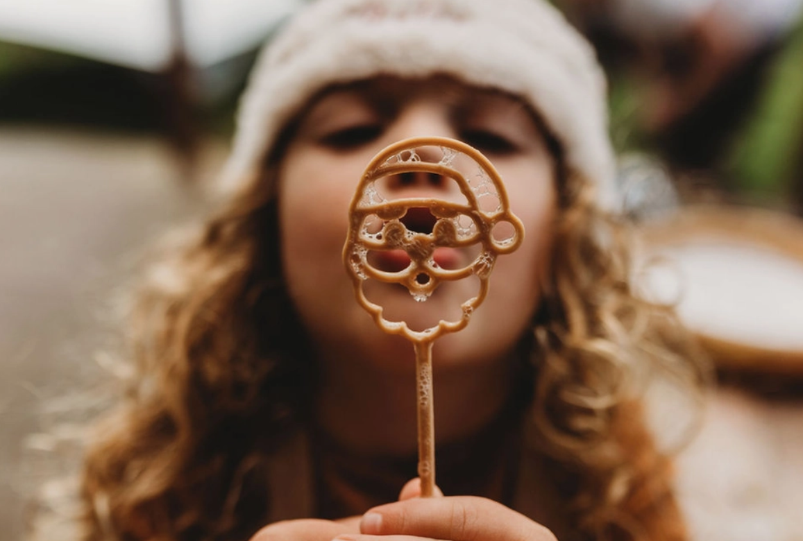 Bellenblaasstokje Kerstman