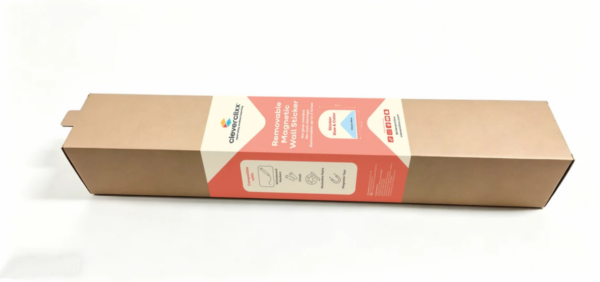 Cleverclixx Magnetische Muursticker - Clever Blue