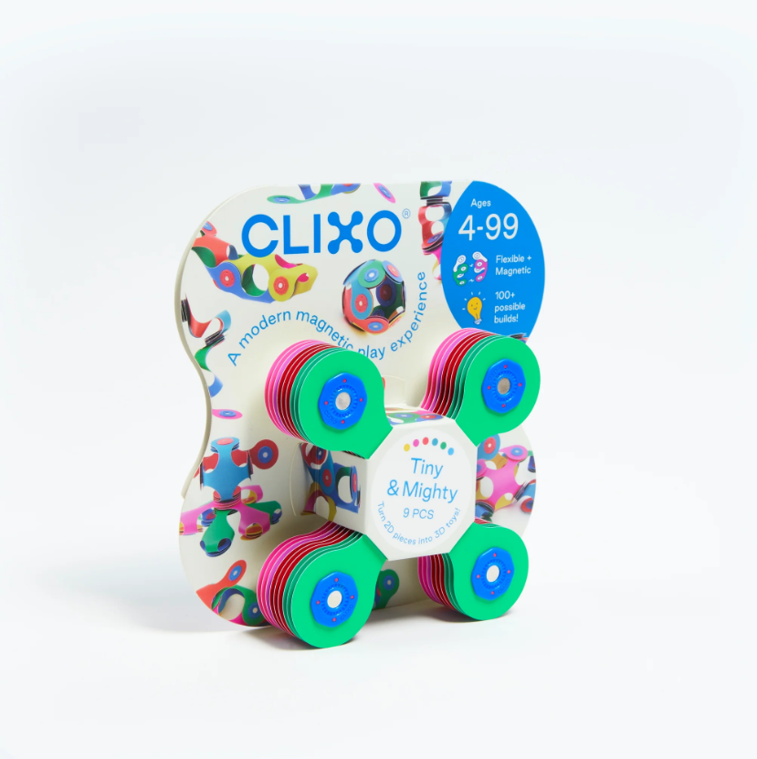 Clixo magnetisch bouwspeelgoed 9-delige Tiny & Mighty set