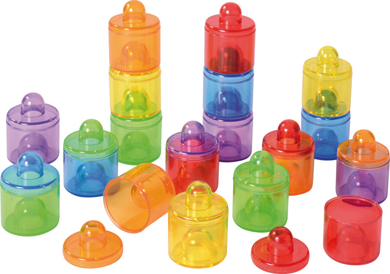 18 kleurrijke observatiepotjes