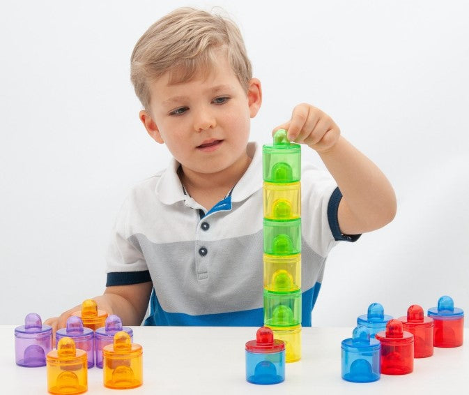 18 kleurrijke observatiepotjes