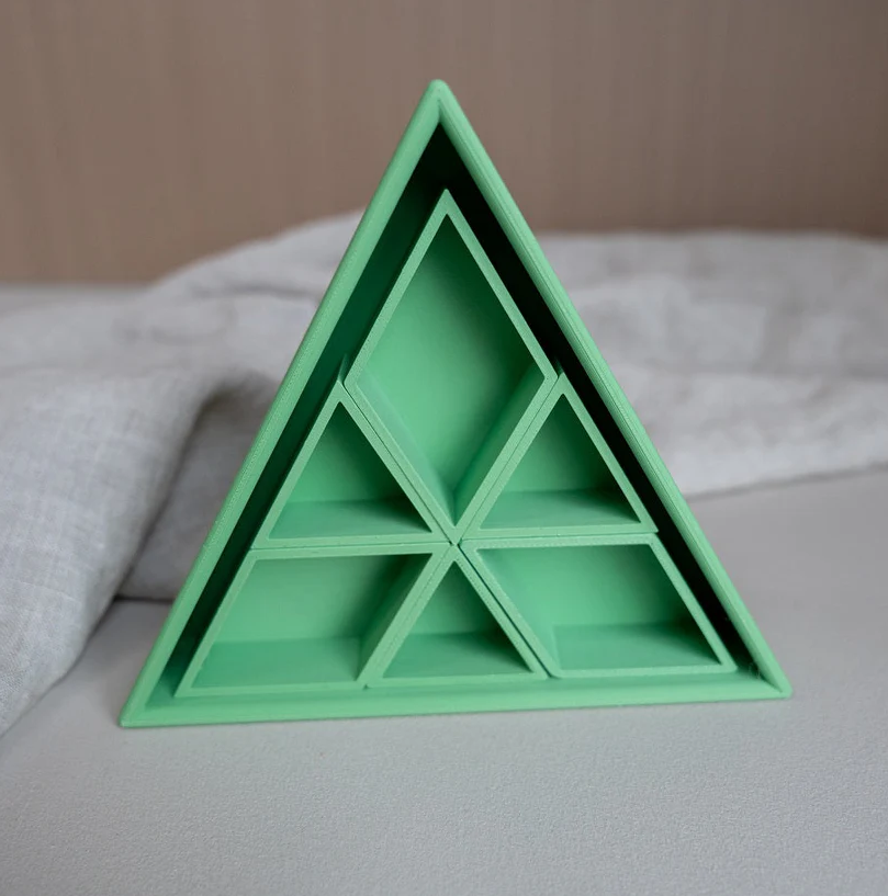 Mandigo regenboog inlegdriehoek - groen