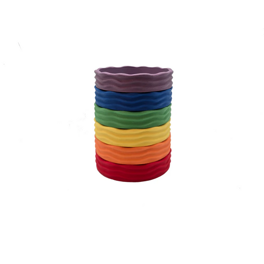 Grennn Speelbakjes Regenboog (6st)