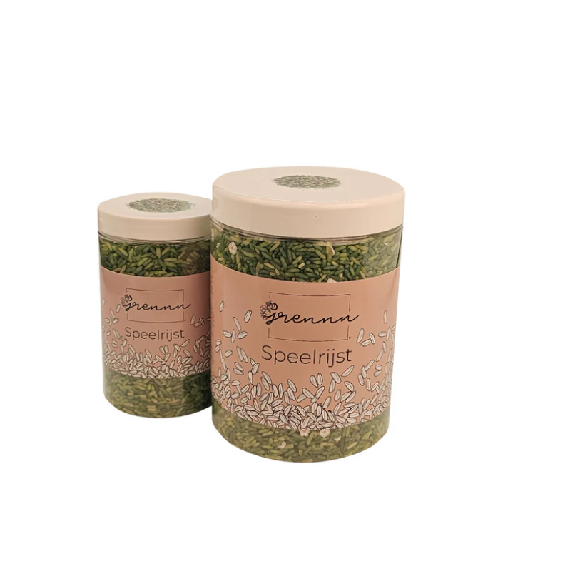 Grennn speelrijst bloemenmix