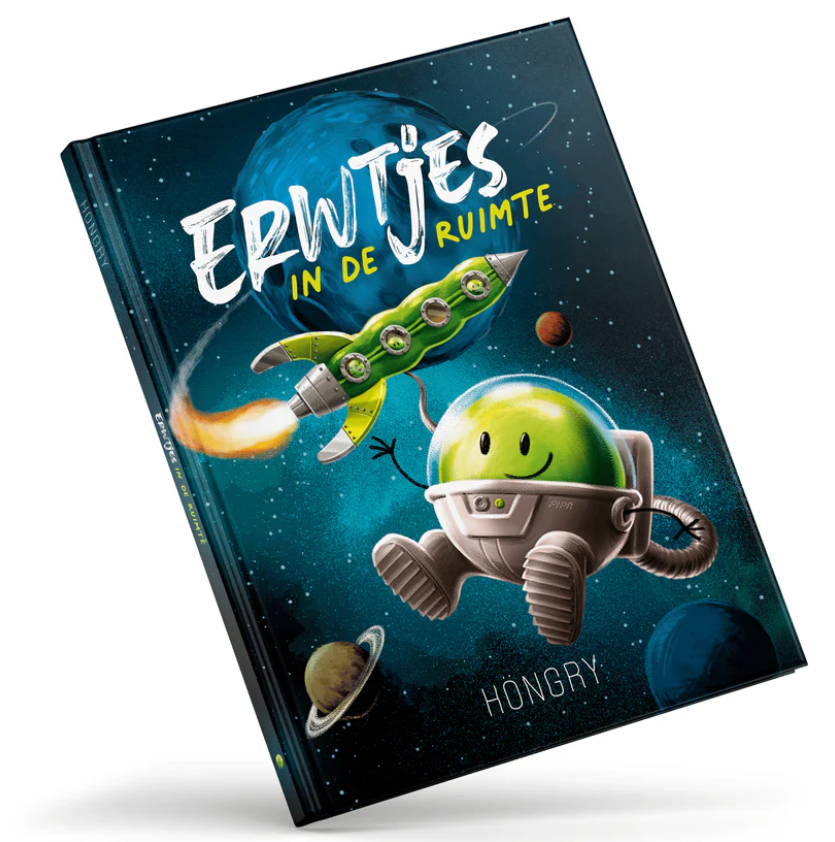 Höngry boek - Erwtjes in de ruimte