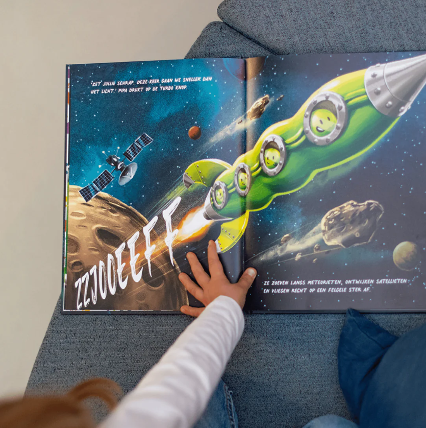 Höngry boek - Erwtjes in de ruimte