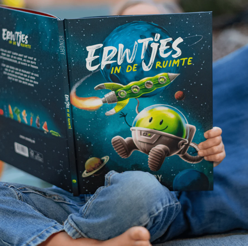 Höngry boek - Erwtjes in de ruimte