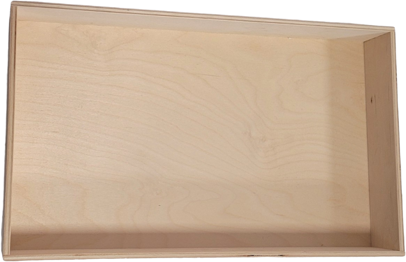 Houten speelbak (50x30x7 cm)