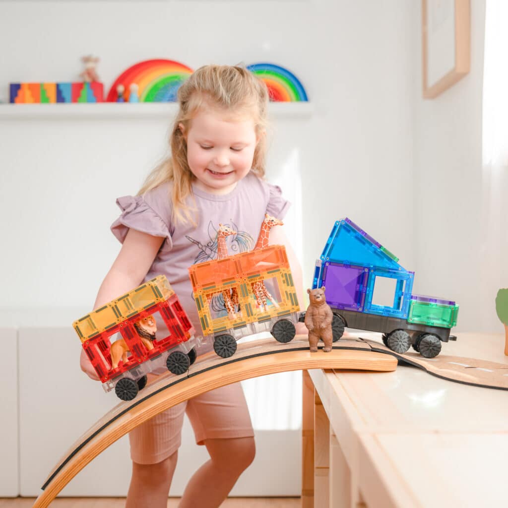 PRE ORDER Connetix Rainbow Transport Pack 50-delig