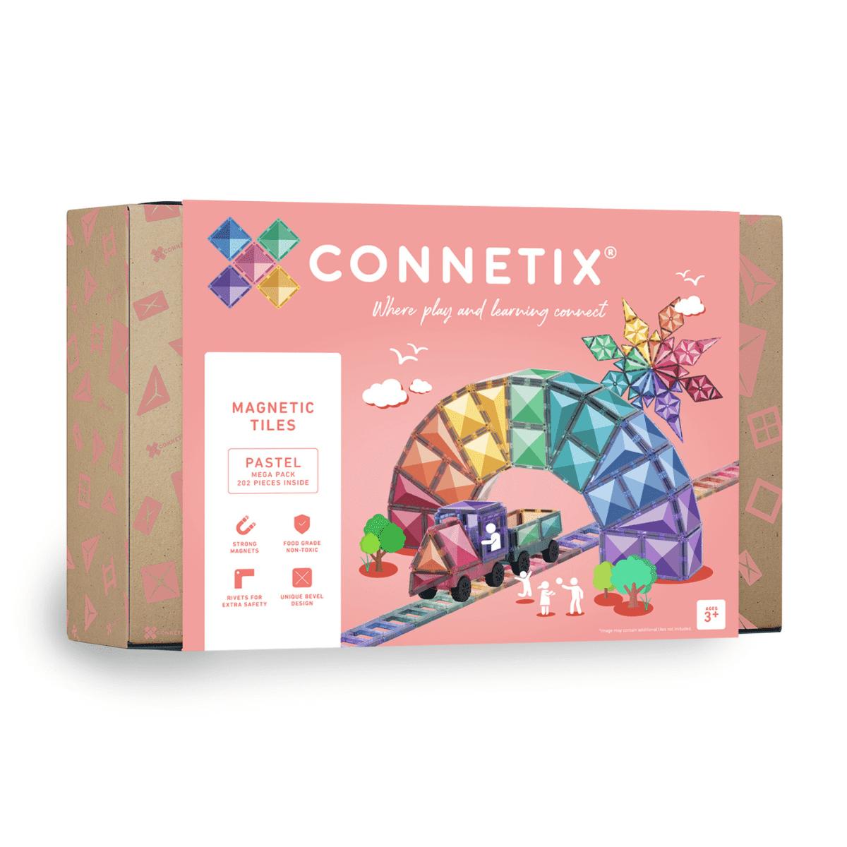 PRE ORDER Connetix Pastel Mega Pack 202-delig