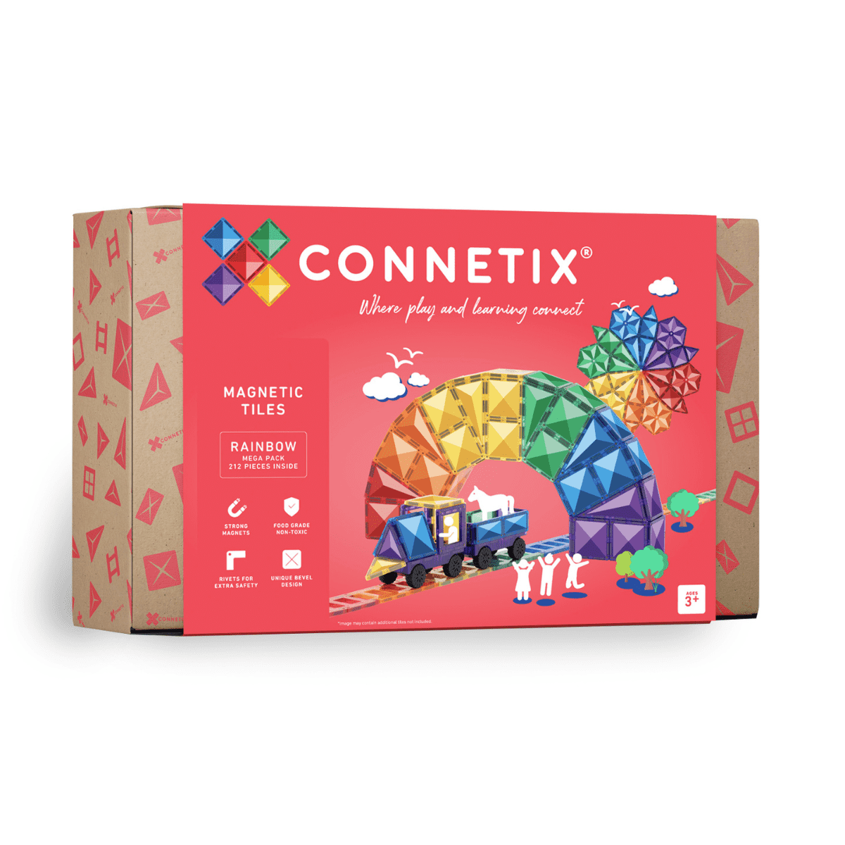 PRE ORDER Connetix Rainbow Mega Pack 212-delig