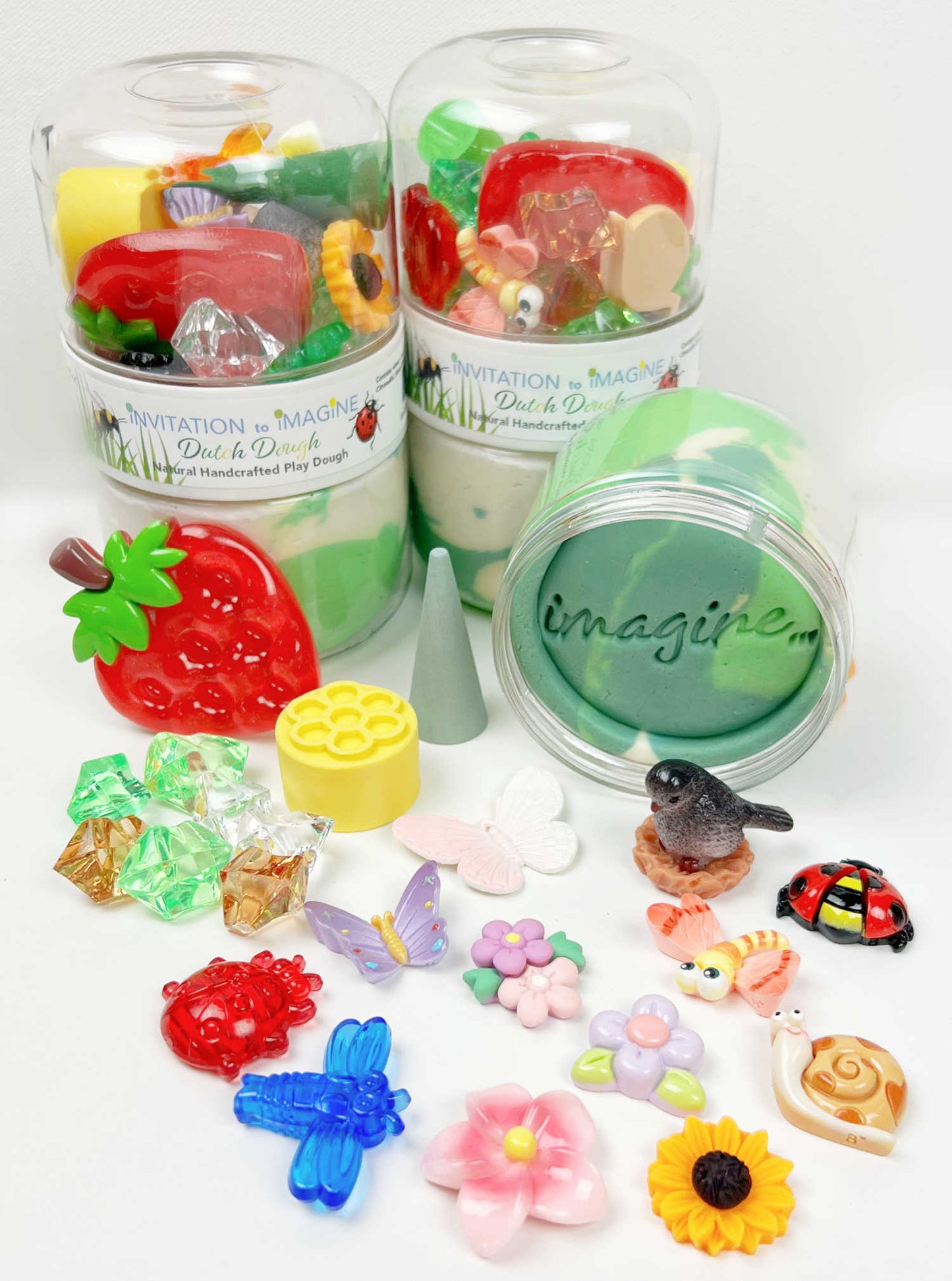 Play Pot met natuurlijk speeldeeg - The Garden