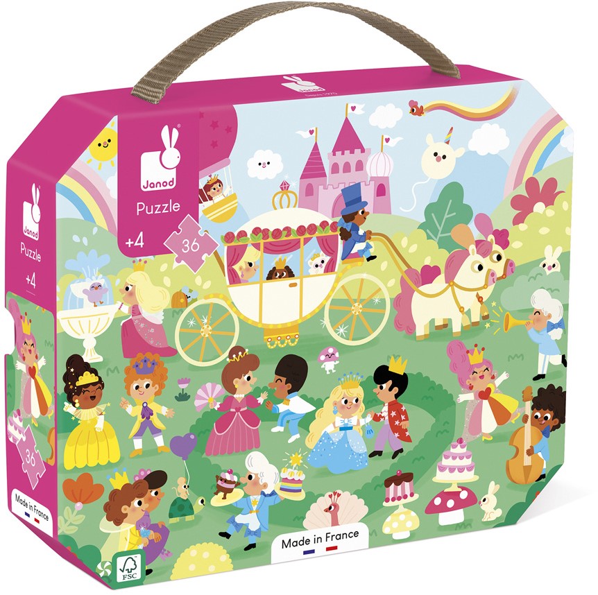Janod Puzzel Prinsessen – 36 stukjes