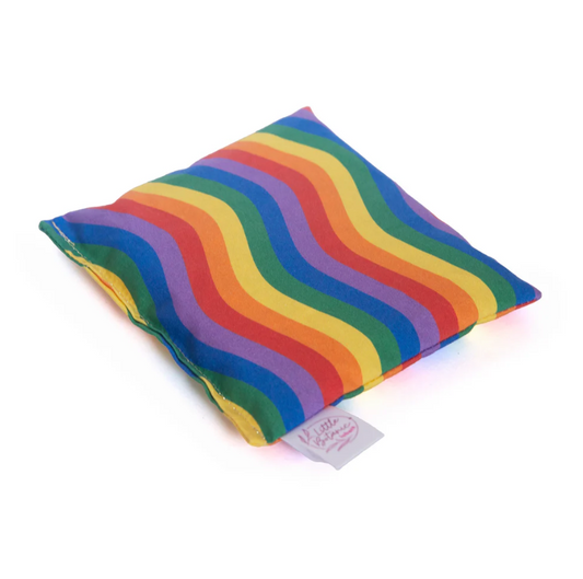 Sensorisch pittenzakje Little Botanic Label - Waves Regenboog