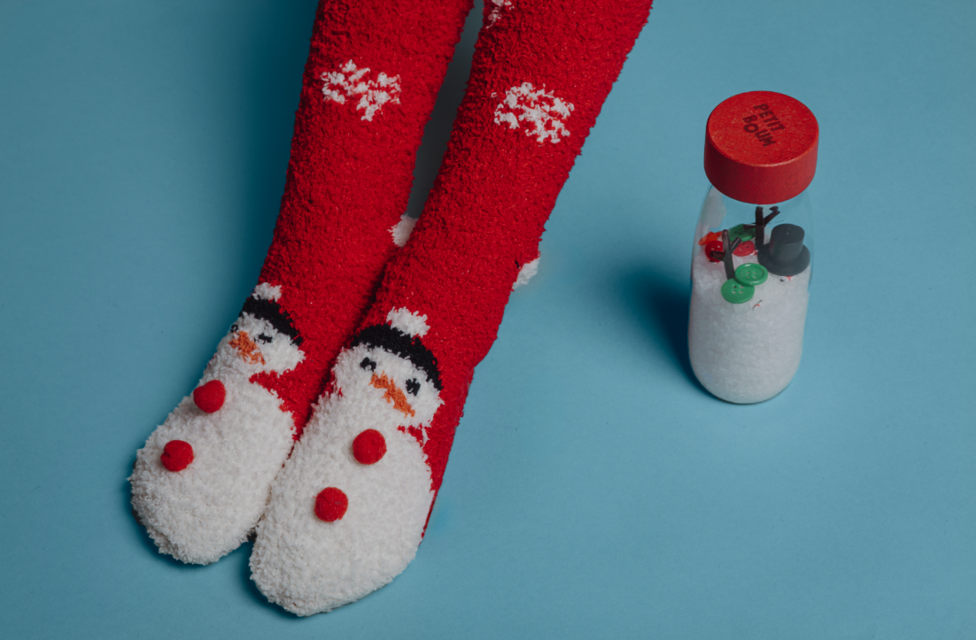 Sensorische fles Kerstmis