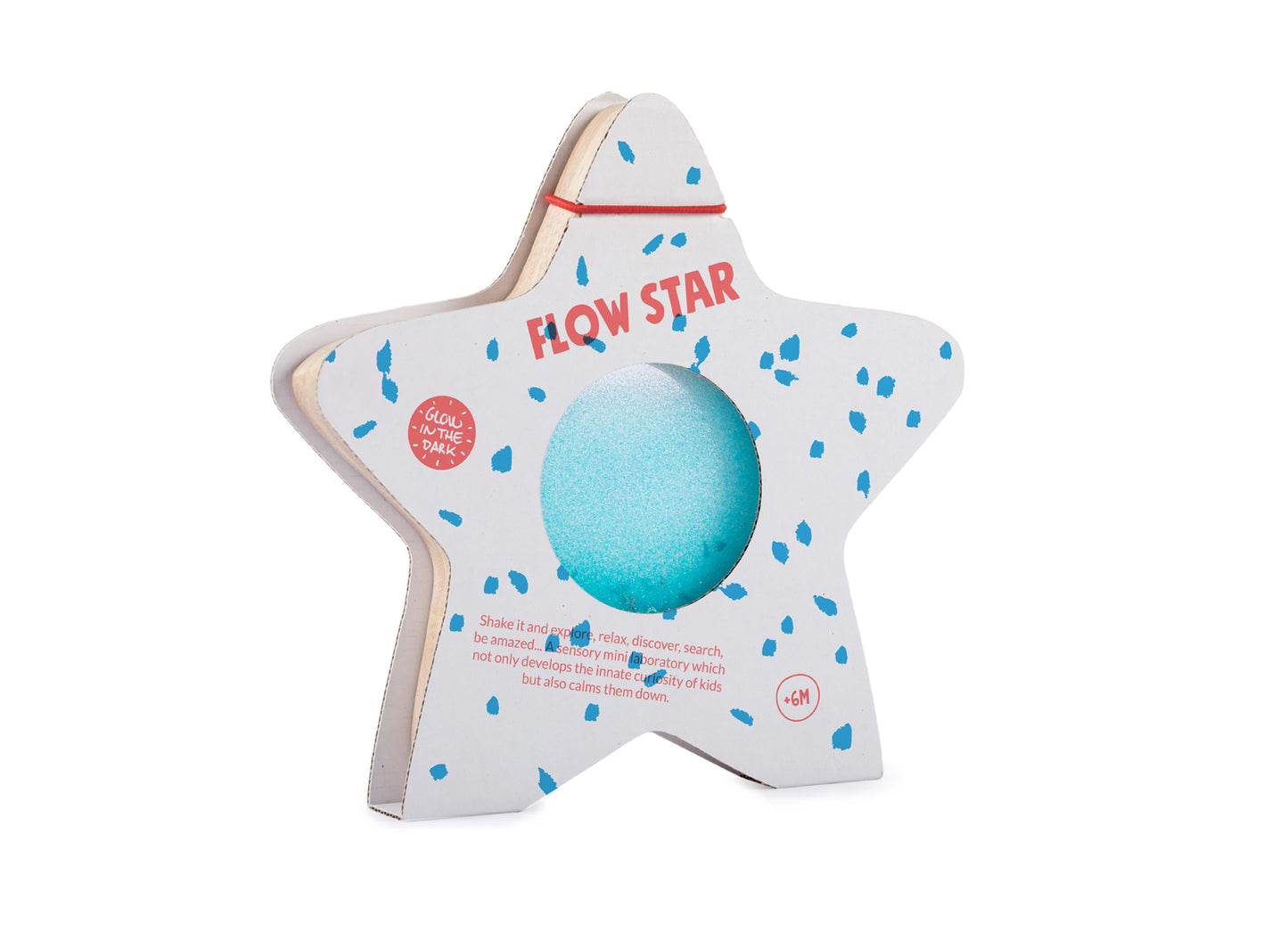 Sensorische blauwe ster - glow in the dark