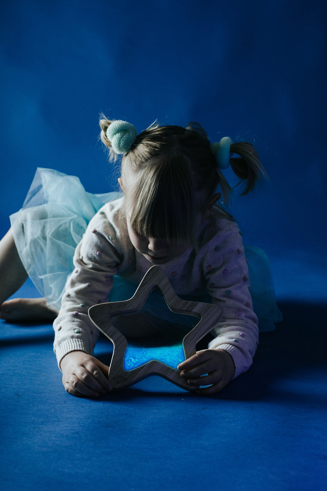 Sensorische blauwe ster - glow in the dark