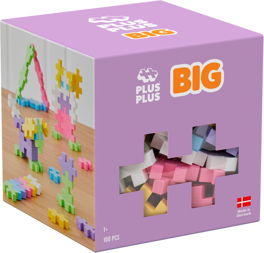 Plus Plus BIG Pastel Mix (100 stuks)