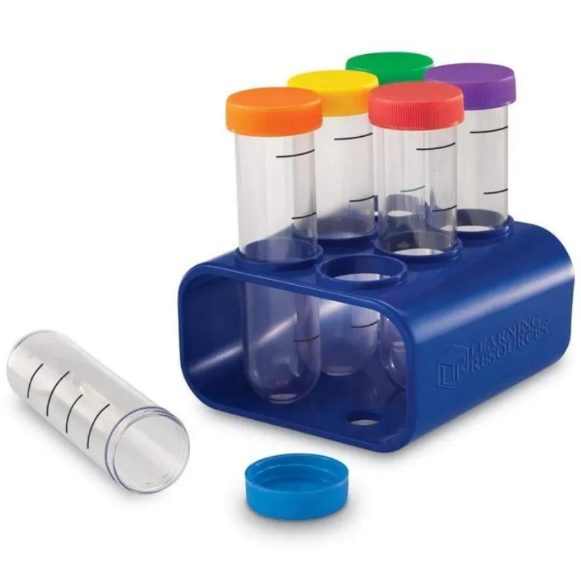 Set van 6 grote reageerbuizen