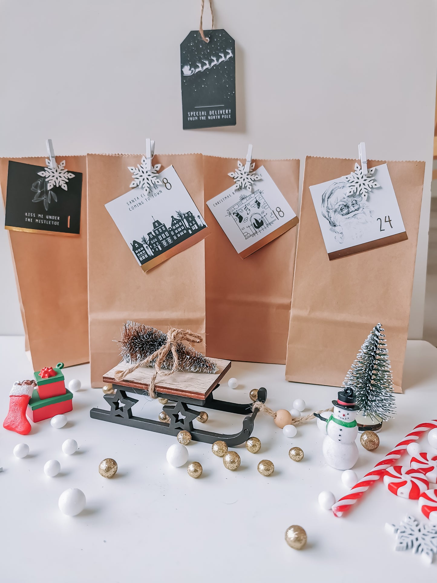 Sensorische adventkalender Kerst