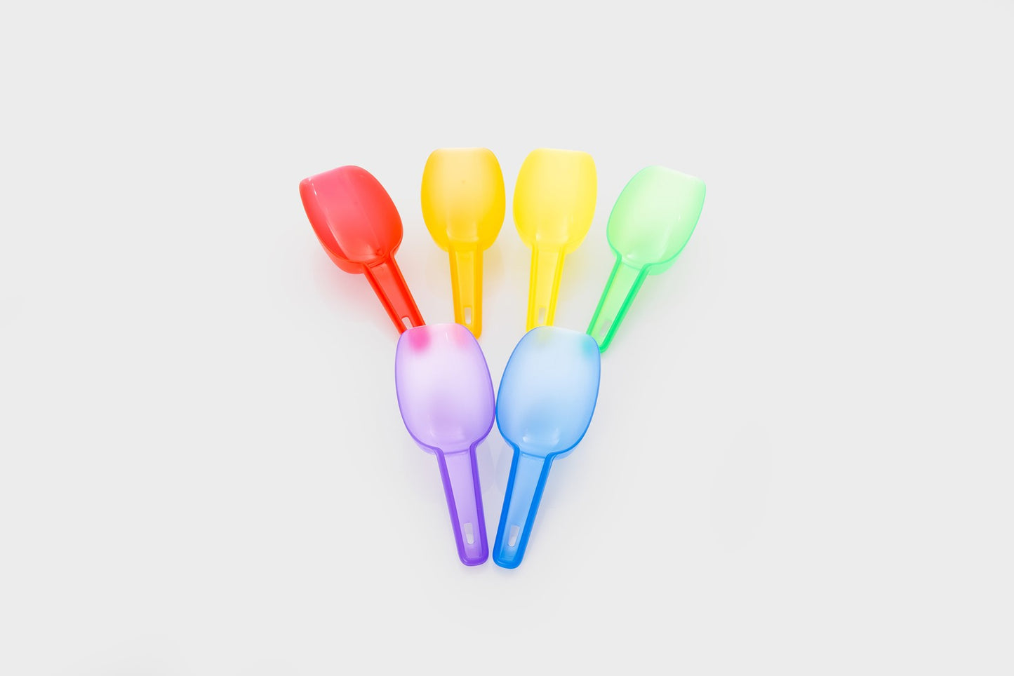 Tickit Doorschijnende Gekleurde Schepjes – 6 stuks