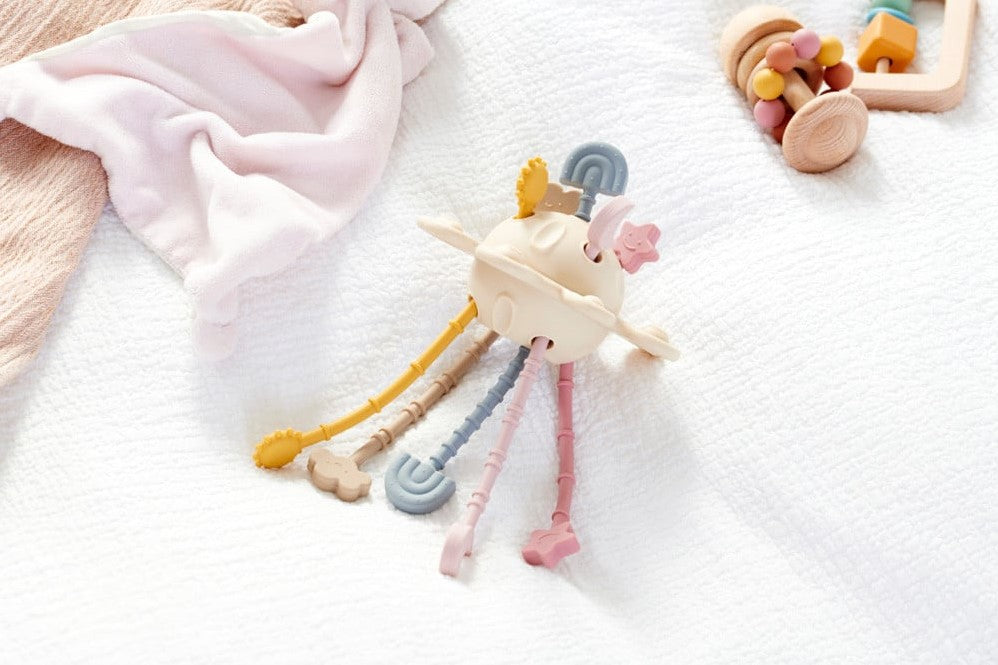 Lot De 3 Jouets De Dentition En Silicone Alimentaire Tickit Silisoft - Textures Variées, Apaisant Les Gencives, Lavable Et Rafraîchissable - Pour Bébé Dès La Naissance