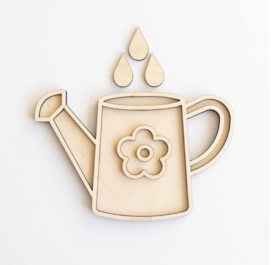 Speeltray - gieter met druppels