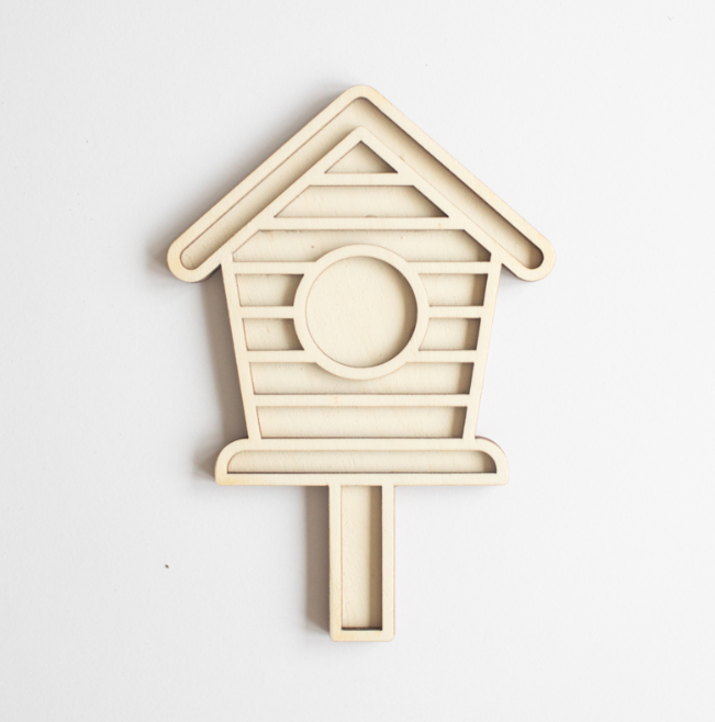 Speeltray vulfiguur- Vogelhuisje