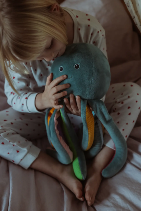 Verzwaringsknuffel octopus - 1,2 kg